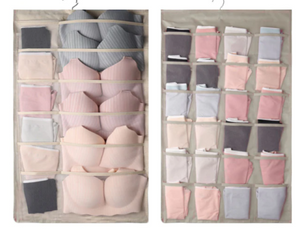 Storage in suspension for underwear